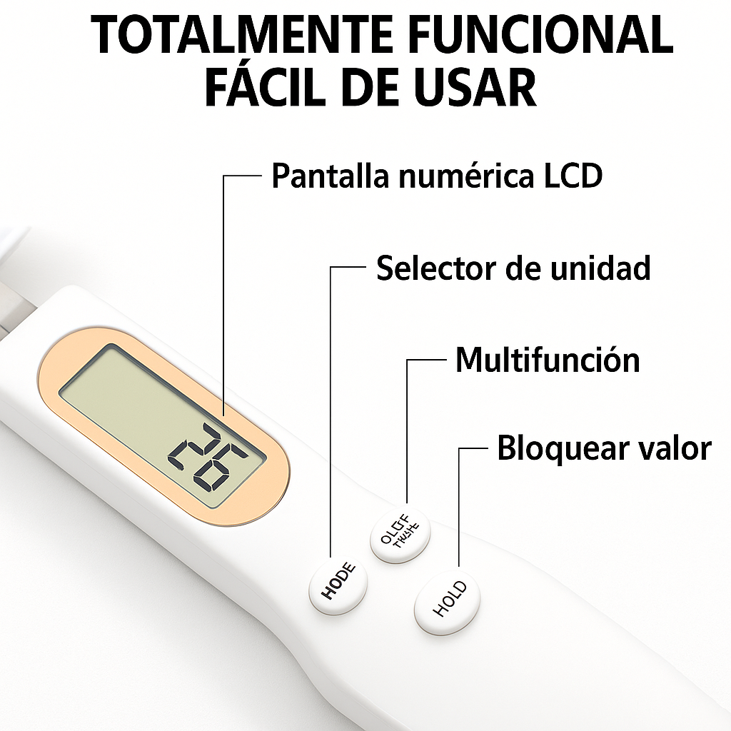 Cuchara Medidora Electrónica 500g